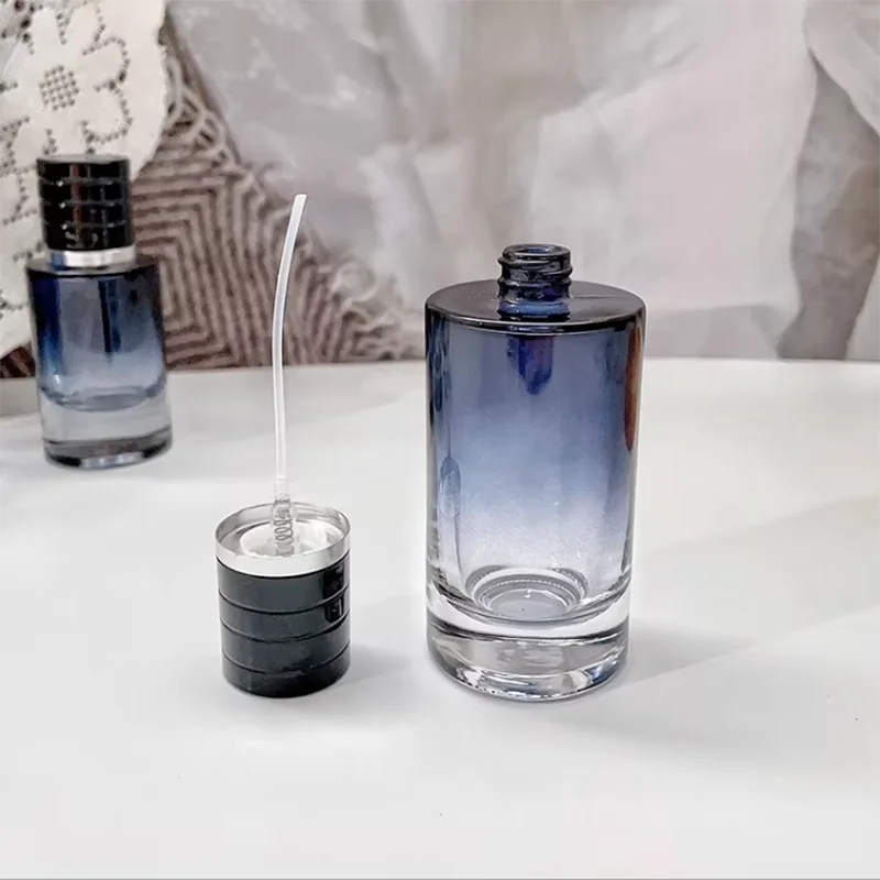 Perfume Spray Bottle Empty Gradient Glass Refillable Travel Atomizer