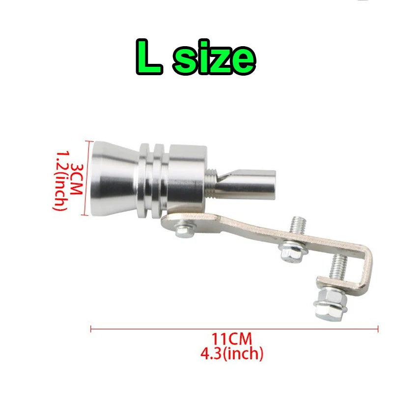 Car Turbo Sound Whistle Exhaust Pipe Tip | Blow Off Valve Simulator