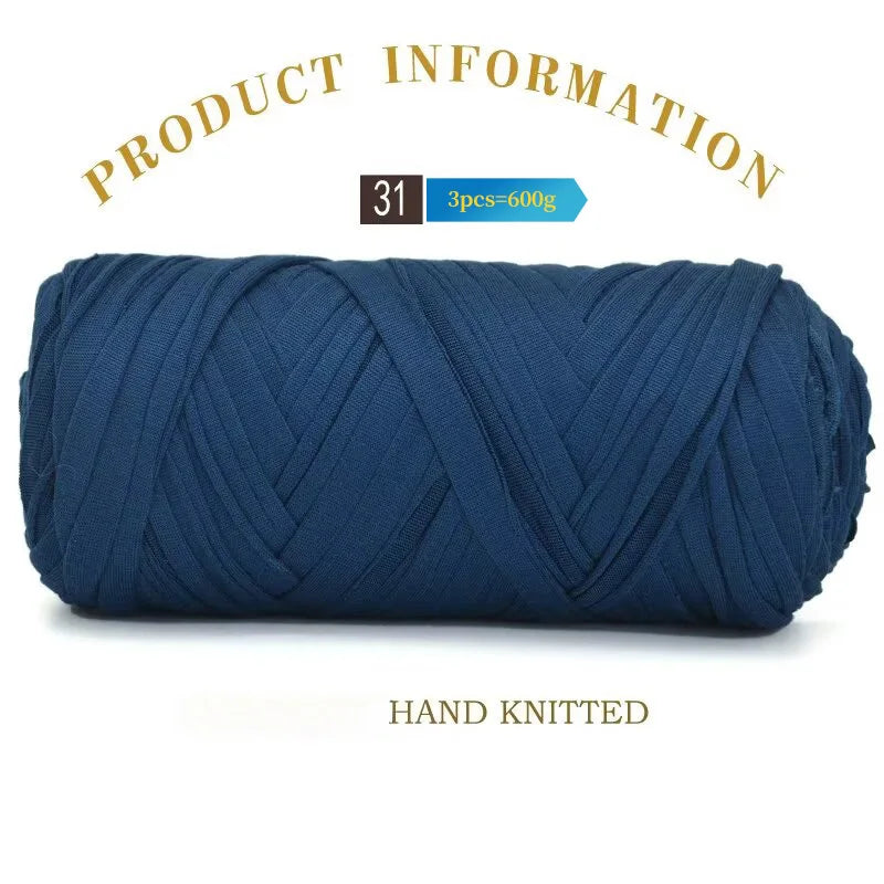 Yarn, Fabric Strip for Crochet Bags, Slippers, Hats, Cushions & Baskets