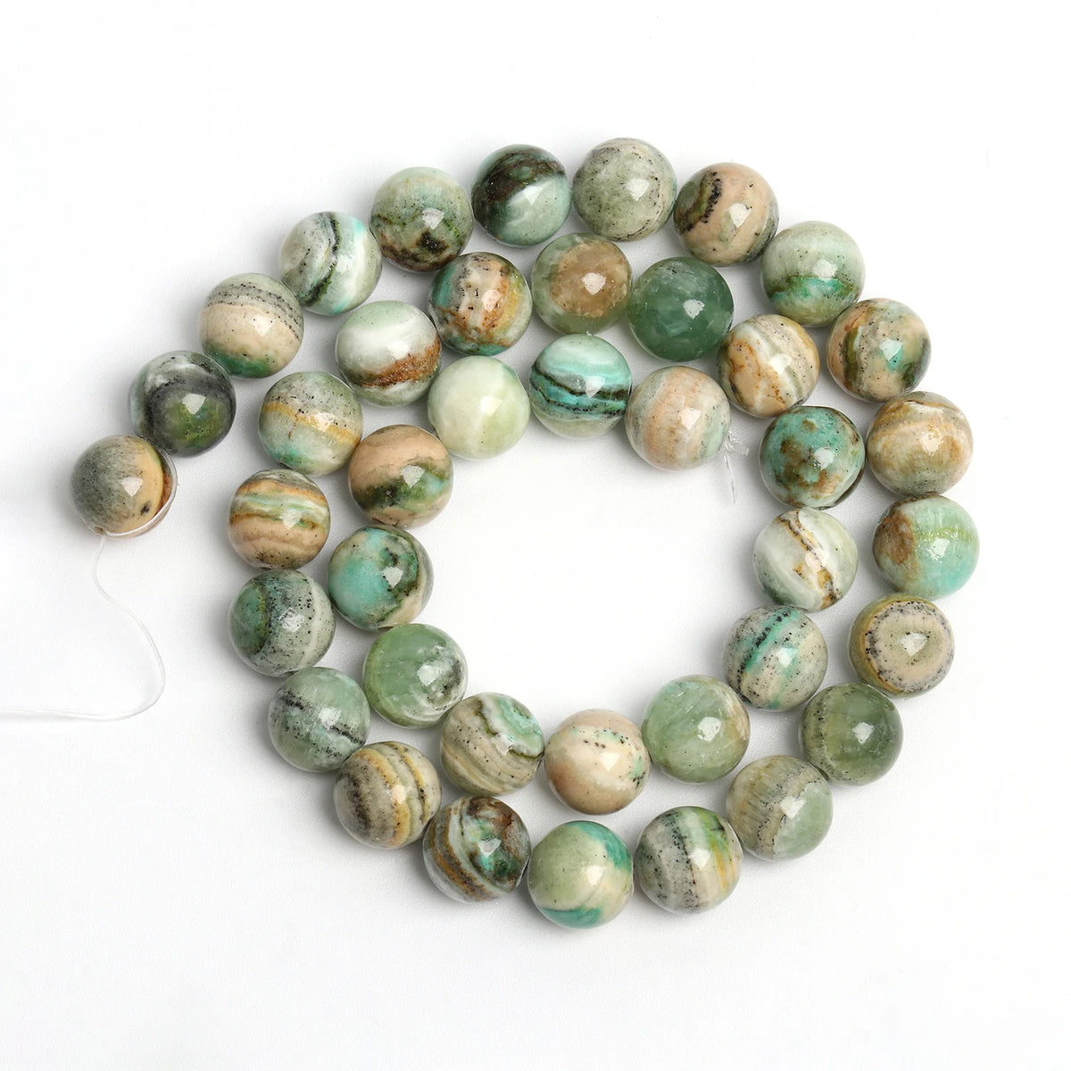 Stone Beads Round Assorted Stone Color Options for DIY Jewelry Making