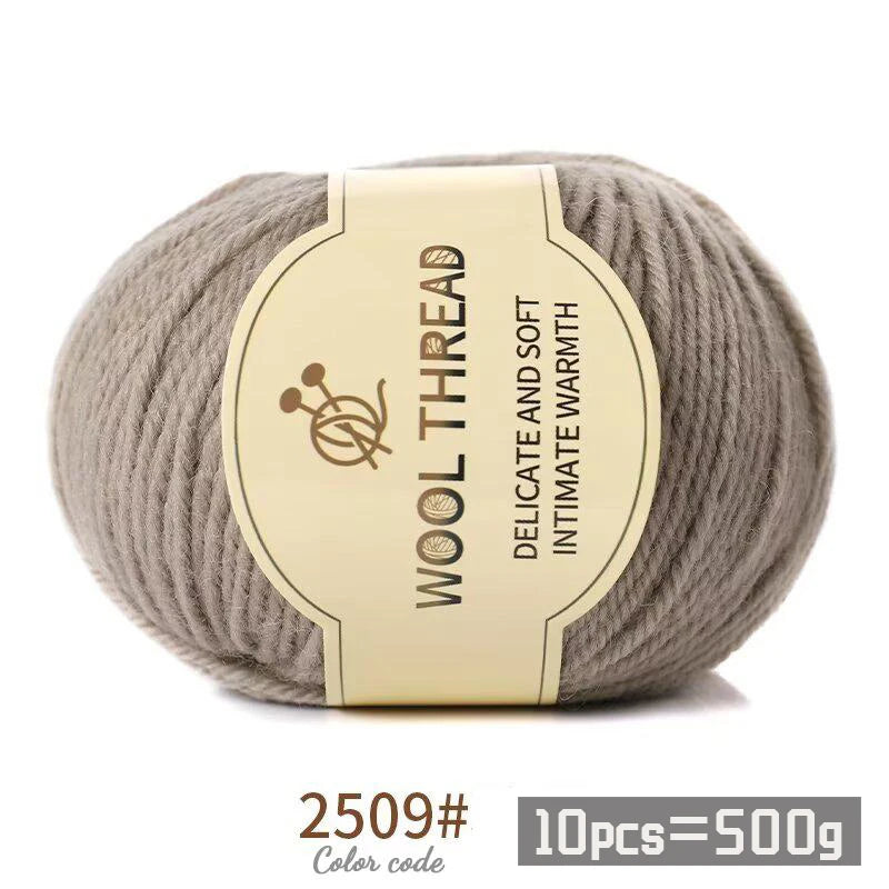 Yarn, Medium-Coarse for Handmade Sweaters, Scarves, Hats & Winter Knitwear