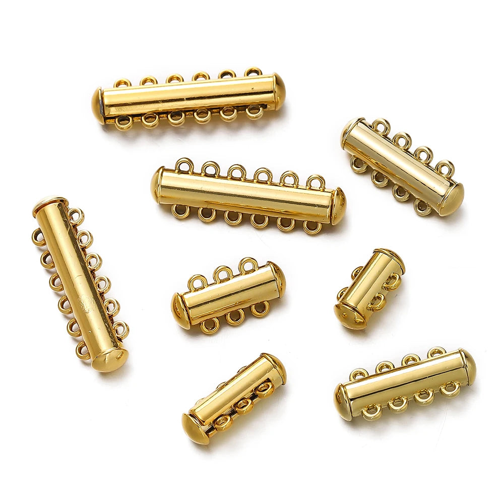 Magnetic Clasps Multirow Metal Bracelet Connectors DIY Jewelry Making