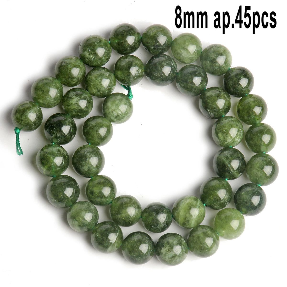 Stone Beads Green Jade-Style Faceted Mixed Shapes for DIY Jewelry Making