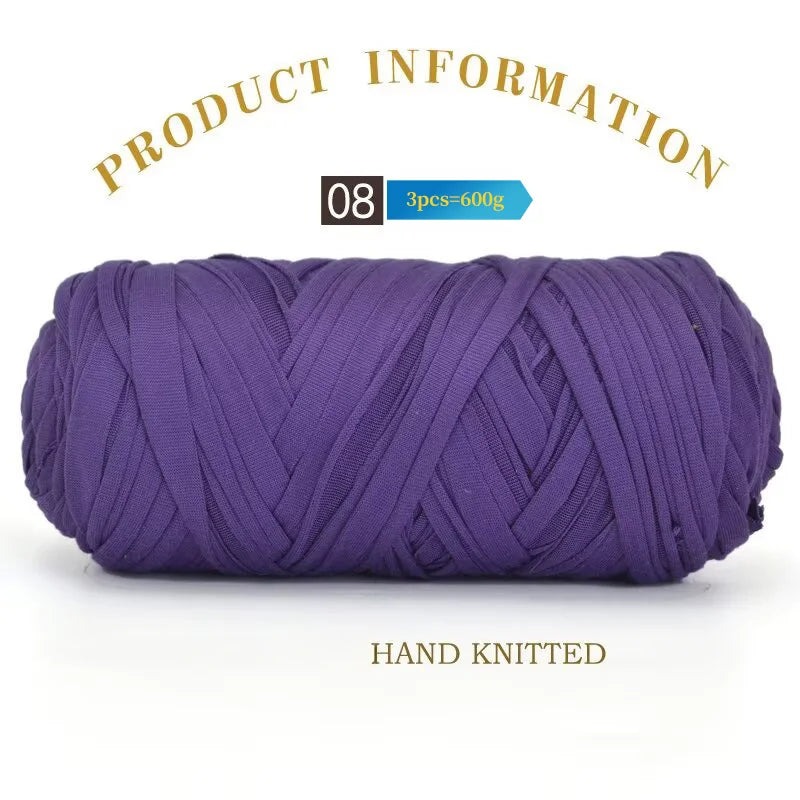 Yarn, Fabric Strip for Crochet Bags, Slippers, Hats, Cushions & Baskets