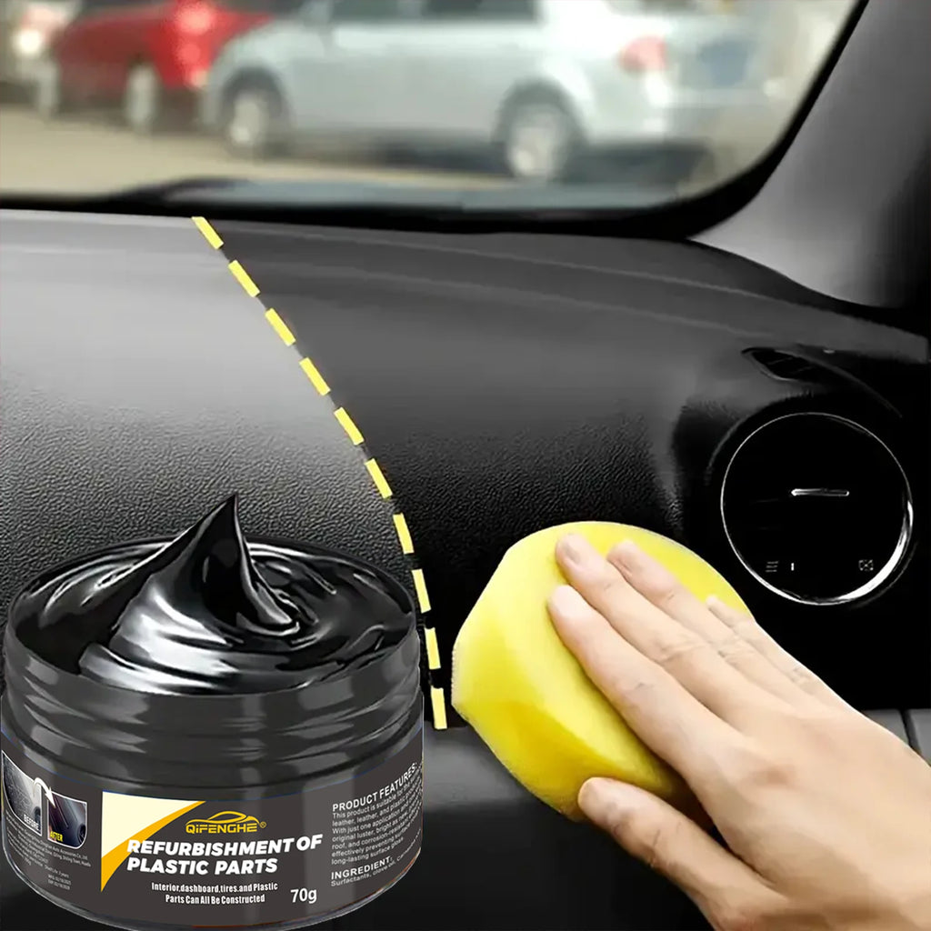 Automotive Plastic Repair Agent-Interior and Exterior Plastic Polishing Wax,Scratch Repair Suitable for Tires
