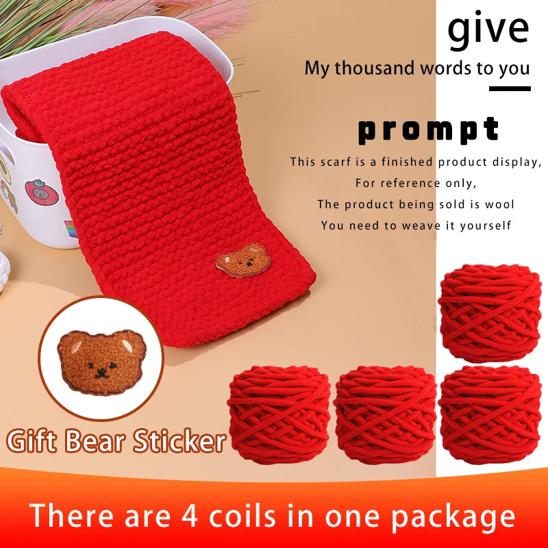 Yarn Pack for Handmade Scarves, Knitting Projects & Thoughtful Craft Gifts