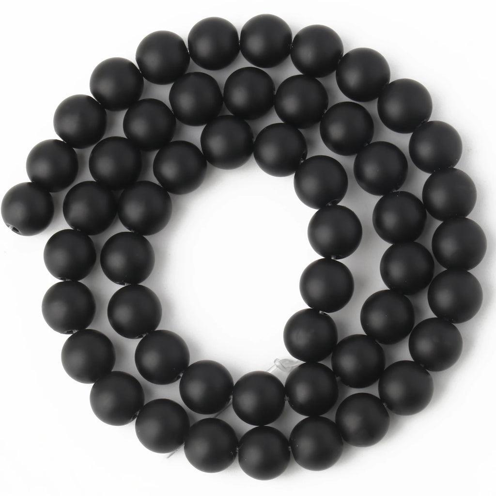 Stone Beads Round Purple Amethyst-Style for DIY Jewelry Making Bracelet Supplies