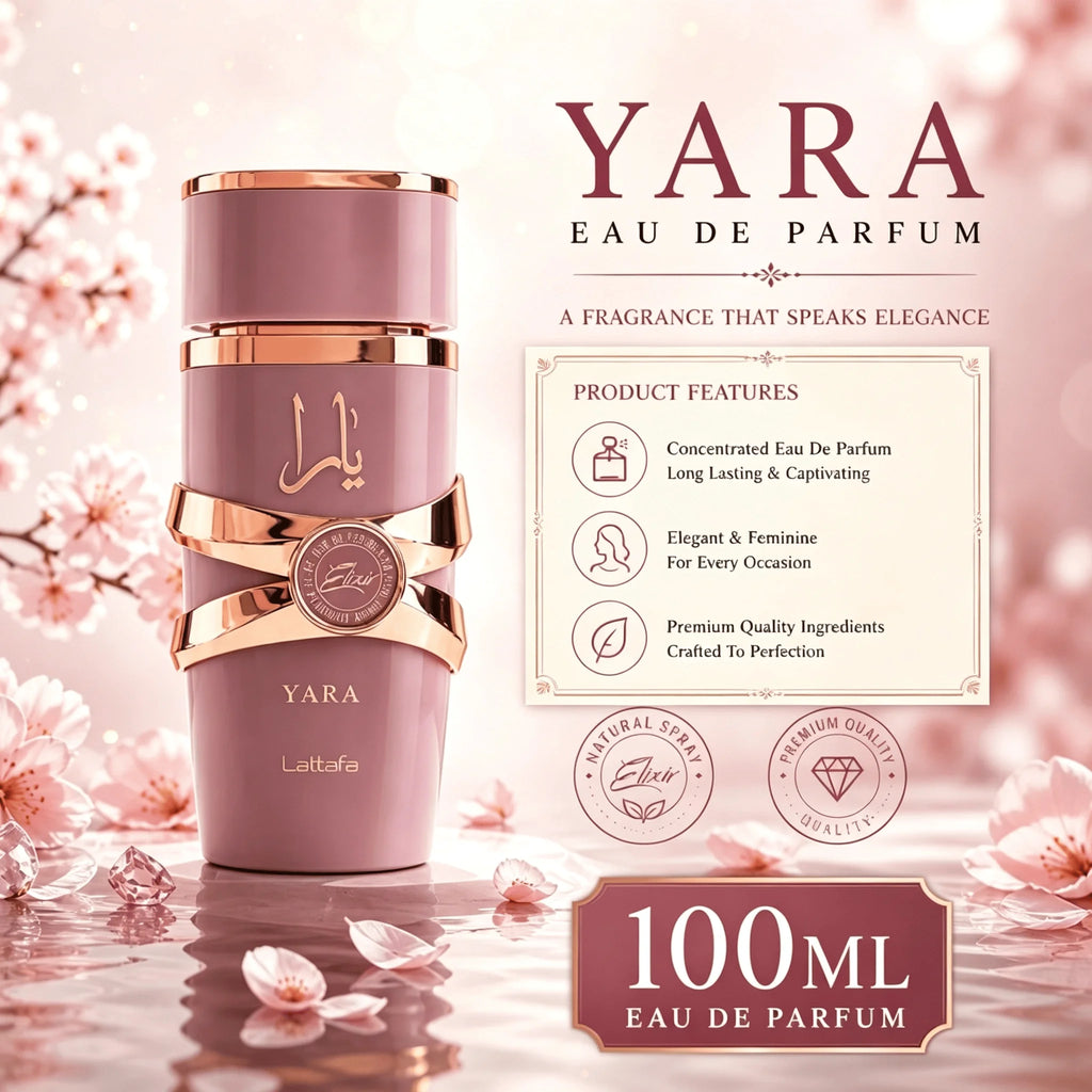 Lattafa Yara & Asad Perfume & Cologne EDP 3.4 oz Women's & Men's Scent Options