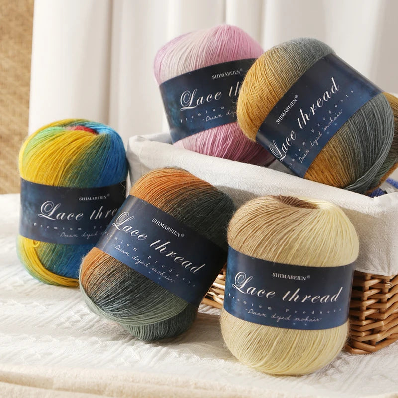 Yarn, Rainbow Gradient for Handmade Shawls, Hats, Scarves & Sweaters