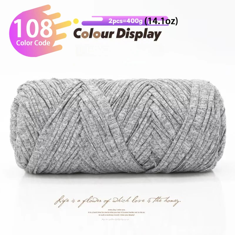 Yarn, Fabric Strip for Handmade Bags, Slippers, Hats & Storage Baskets