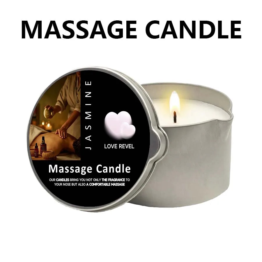 Massage Candles EVODUCK Pour Spout Tins Jasmine Lavender Rose Fragrances