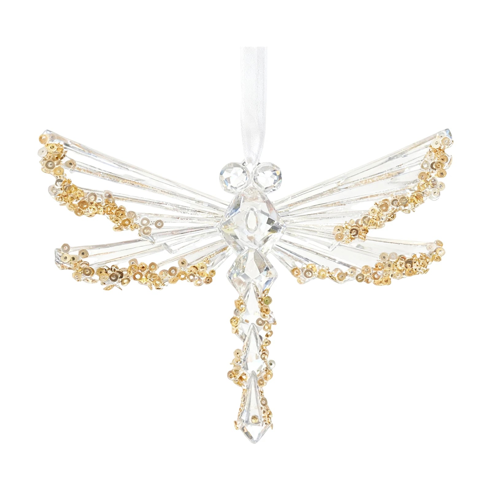 Christmas Tree Decoration Crystal Decorations Hanging Snowflake Icicle Clear Crystal Decoration Christmas Party Decoration