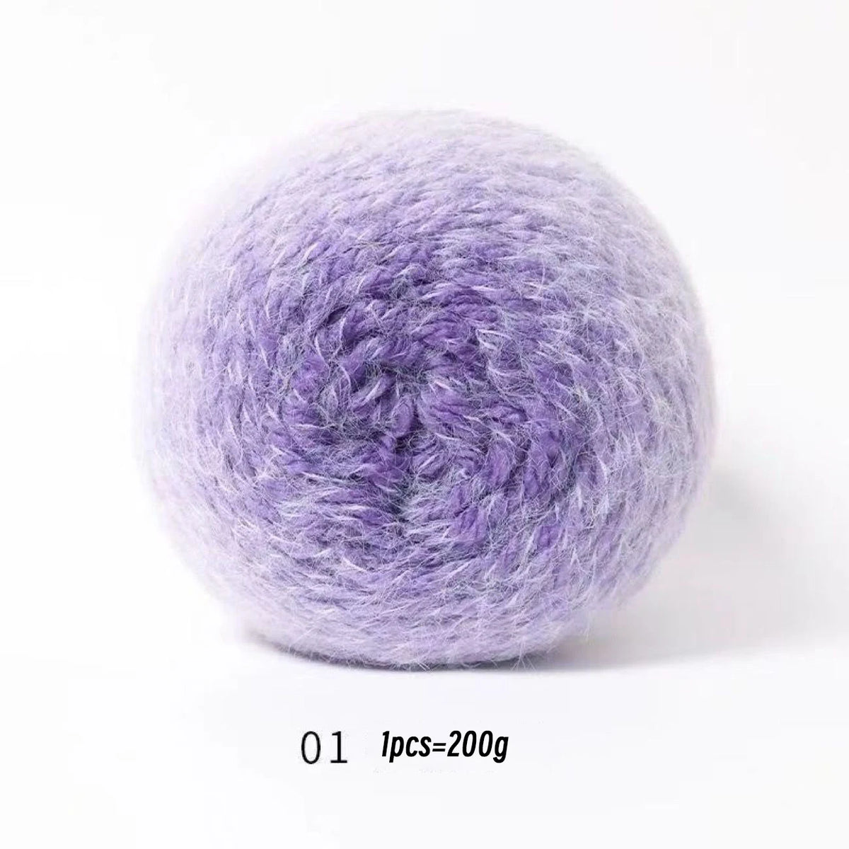 Yarn, Long-Color Gradient for Knitted Blankets, Flowers & Handmade Crafts