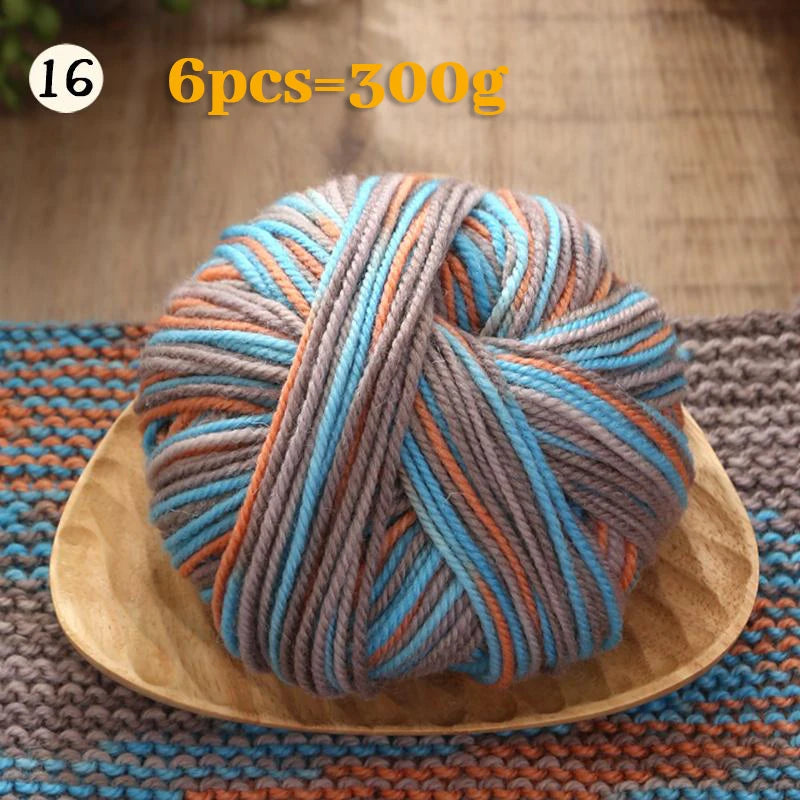 Yarn, Gradient Colors for Crochet Sweaters, Gloves, Scarves & Craft Charms