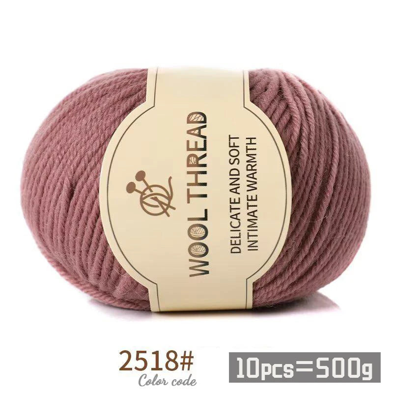 Yarn, Medium-Coarse for Handmade Sweaters, Scarves, Hats & Winter Knitwear