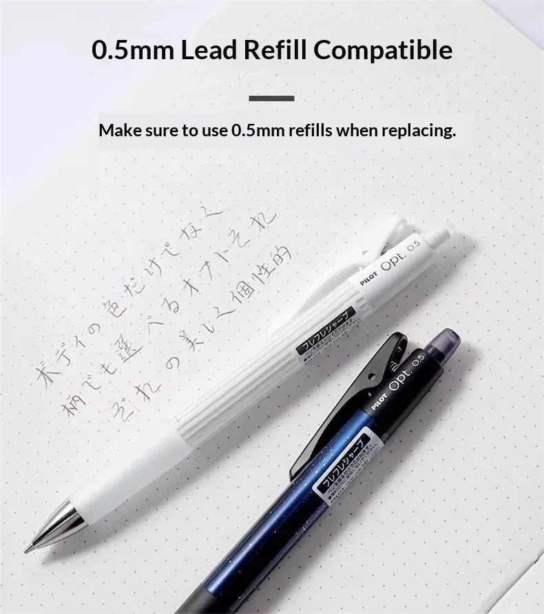 Pilot Opt. HOP-20R Shake Mechanical Pencil 0.5mm — with Optional Lead Refills