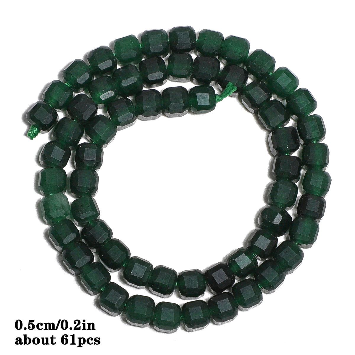 Stone Beads Green Chalcedony-Style Mixed Shapes for DIY Jewelry Making