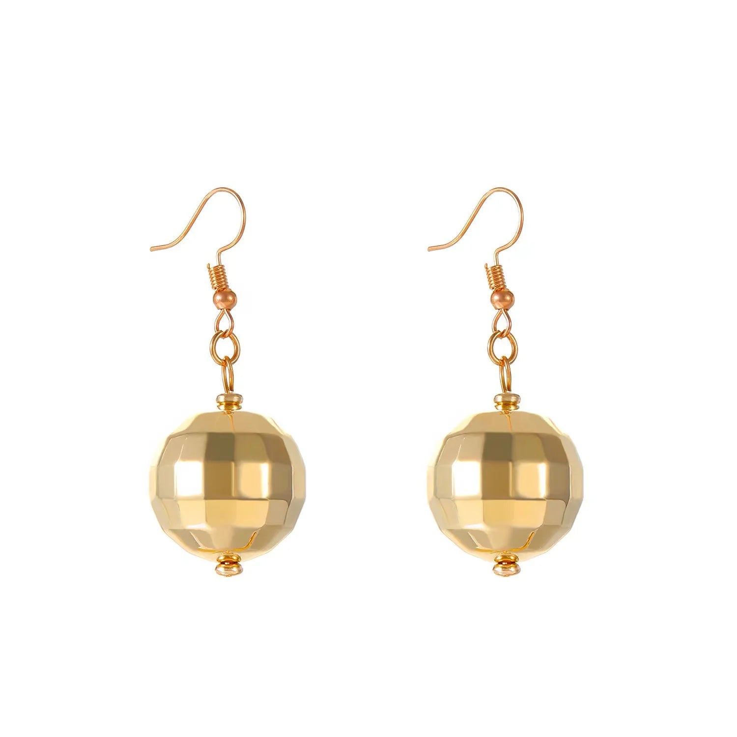 Stylish Retro Disco Ball Pendant Earrings - Exquisite, Creative, Festival Party Gift Jewelry