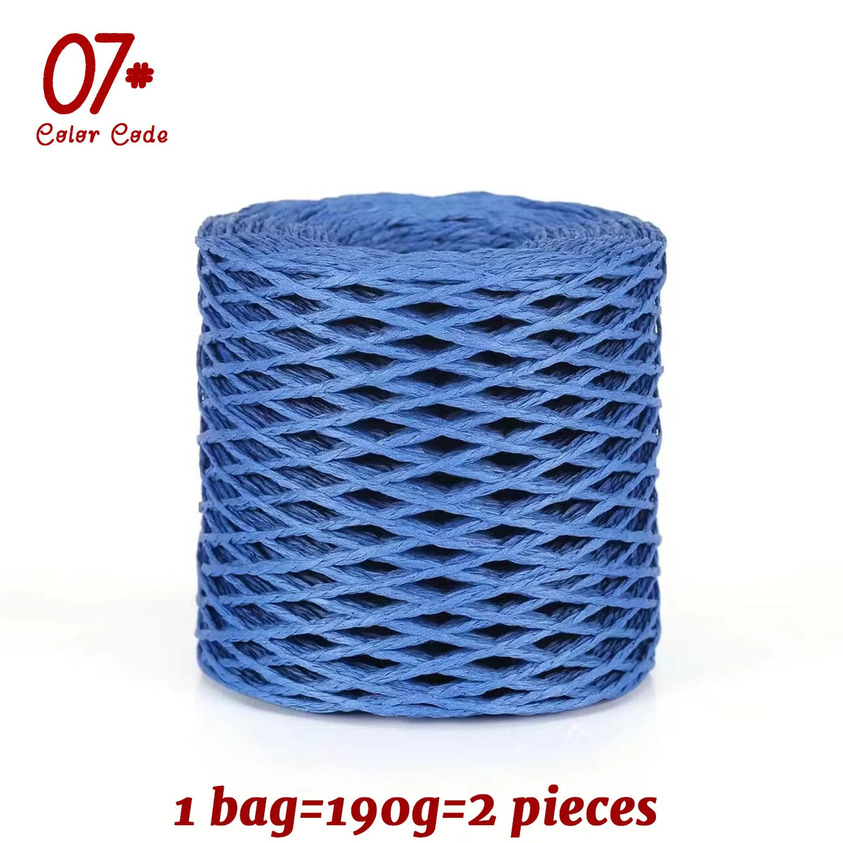 Yarn, Raffia-Style for Summer Hats, Bags, Slippers, Gift Wrap & Crafts