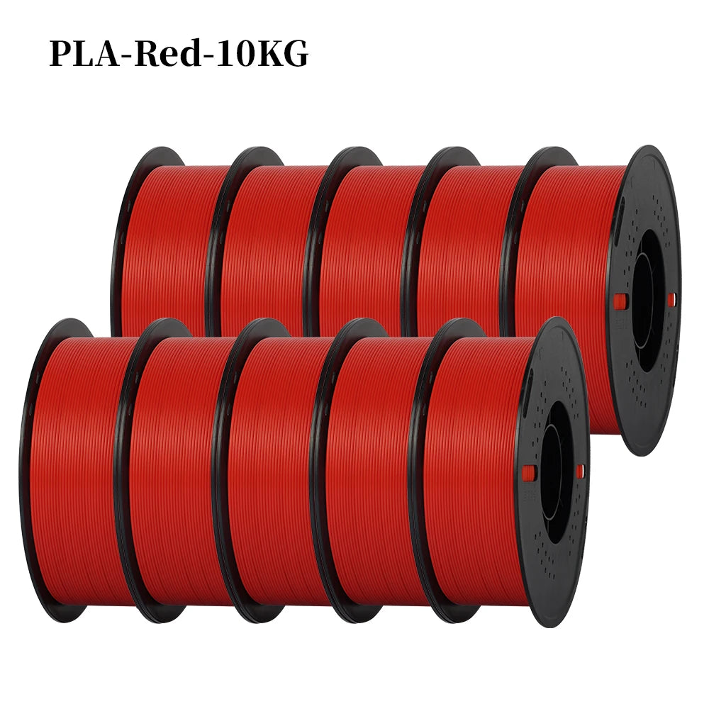 KINGROON 10KG/22LBS Multicolor PLA Filament 1KG/Roll 1.75mm For 3D Printer Material for 3D Printing 3D Printer Filament Free Shipping