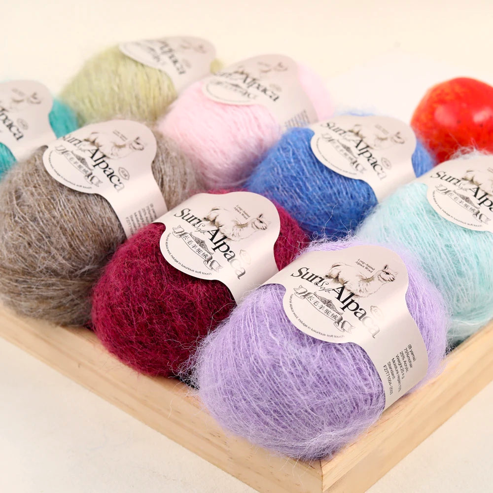 Yarn, Long-Pile Multicolor for Sweaters, Gloves, Shawls & Decorative Crafts