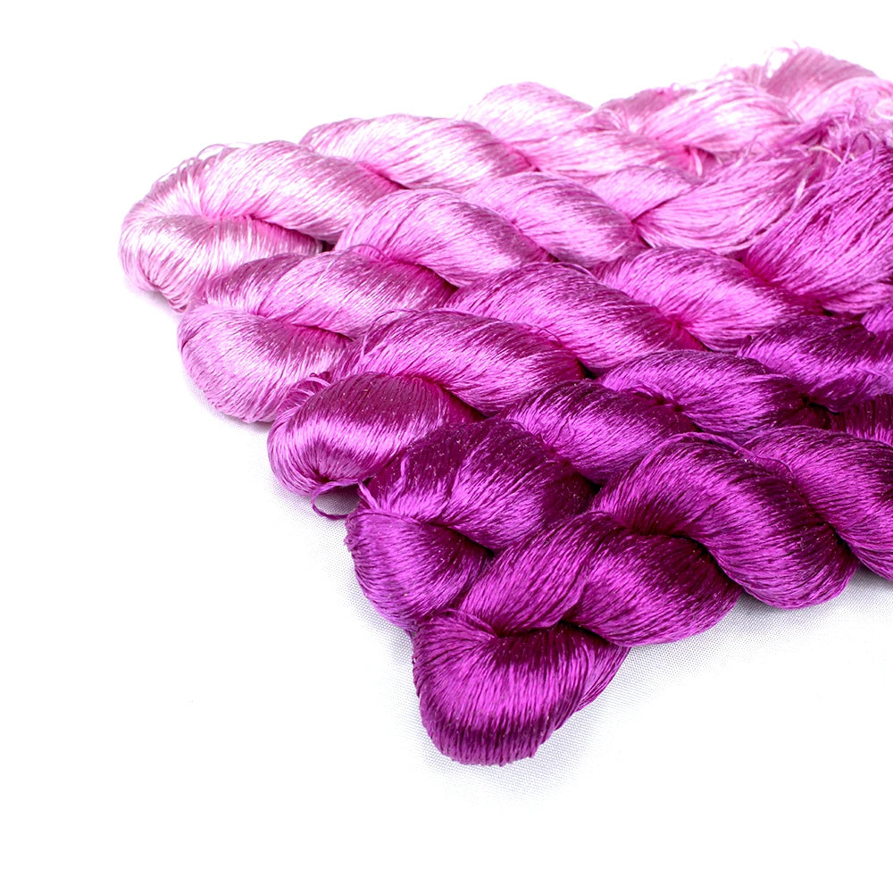 Embroidery Thread, Rose & Purple Colors for Hand Embroidery & Cross-Stitch