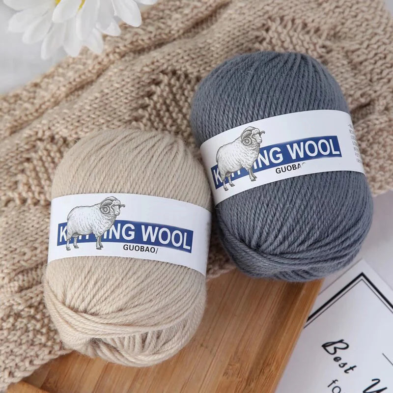 Yarn, Medium Thickness for Knitting Sweaters, Coats, Scarves & Winter Hats