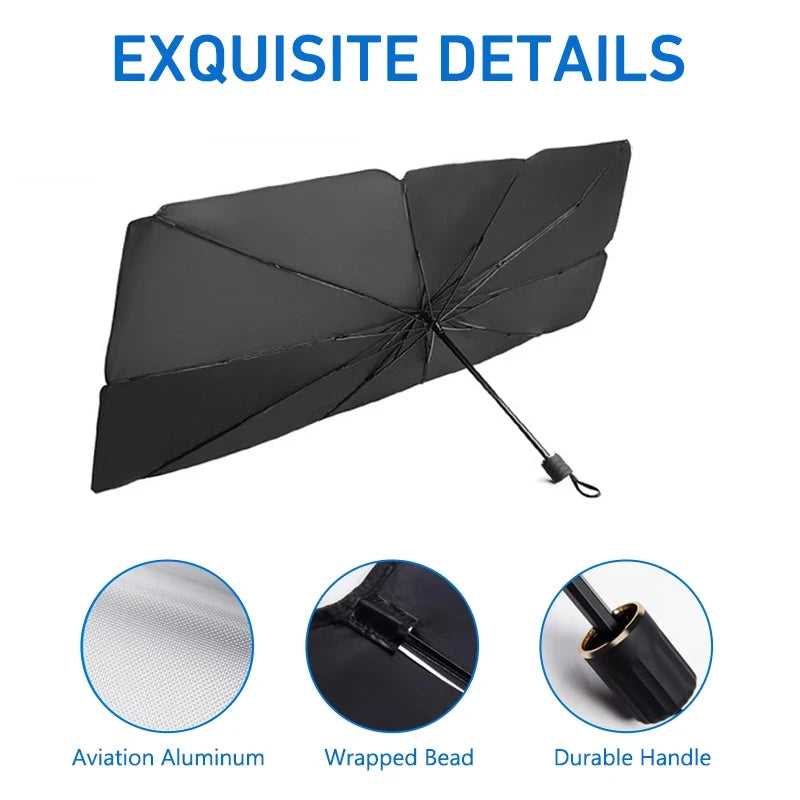 Cartoon Eyes parasol Car Sunshade Car Sun Shade UV Protector