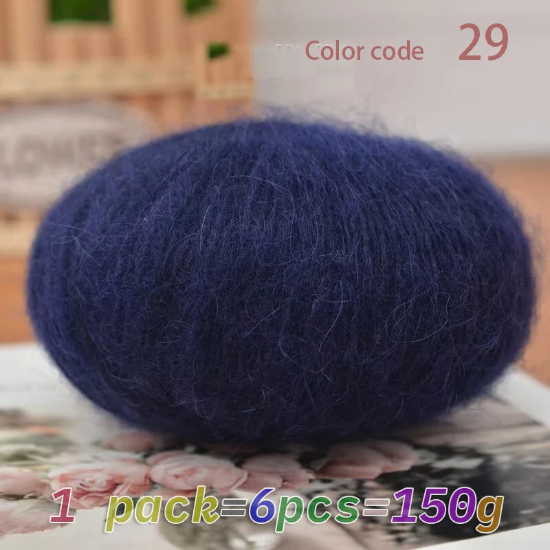 Yarn, Mohair Blend for Hand Knitting, Crochet & Creative Needlecraft Projects
