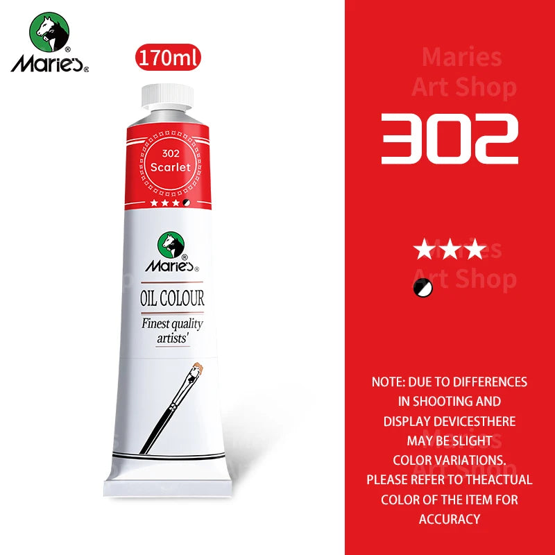 Marie's Oil Paint — 170ml Large Tube, 16 Colors Available