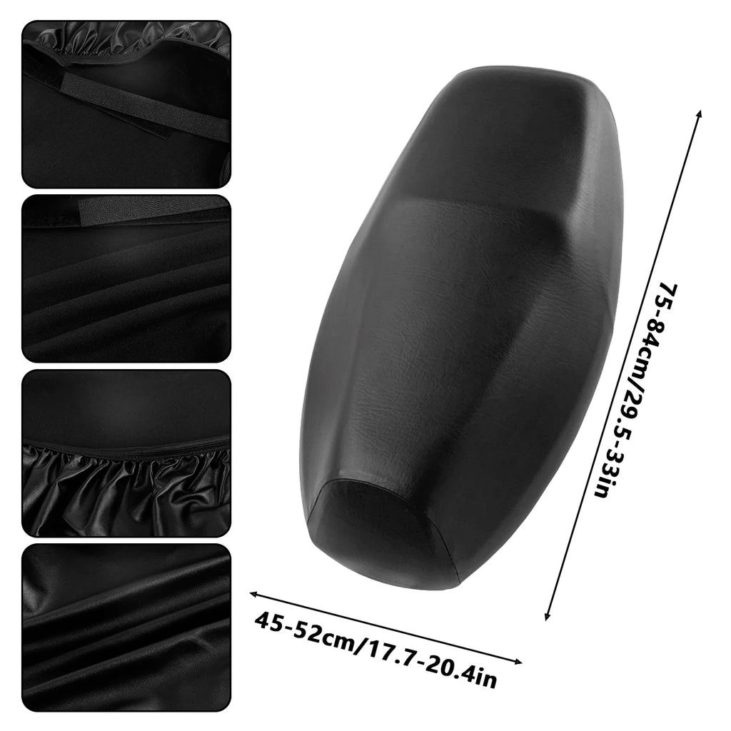 Motorcycle Seat Cover Elastic PU Premium Quality Replacement Accessory
