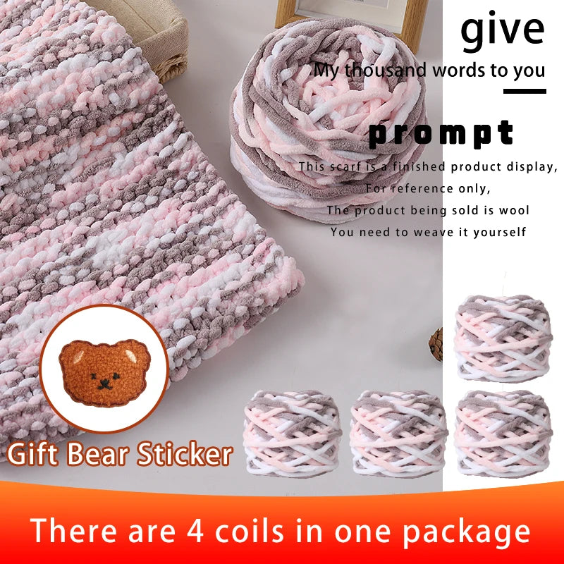 Yarn Pack for Handmade Scarves, Knitting Projects & Thoughtful Craft Gifts