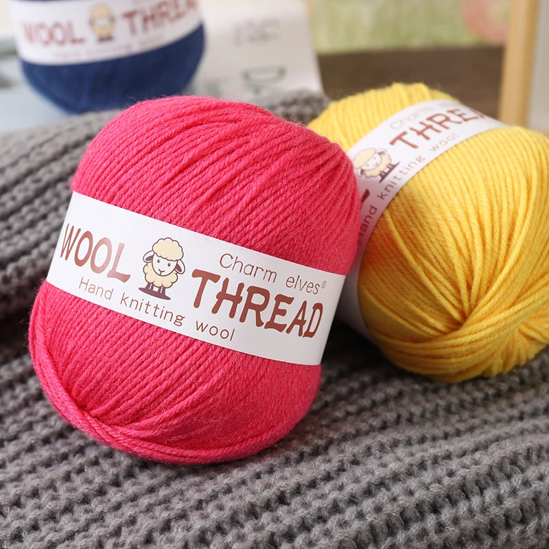 Yarn, Medium-Coarse for Knitting Sweaters, Scarves, Hats & Winter Crafts