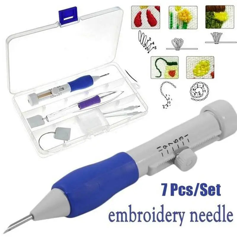 Punch Needle Tool Set, Embroidery Pen for Handmade Needlework & Yarn Crafts