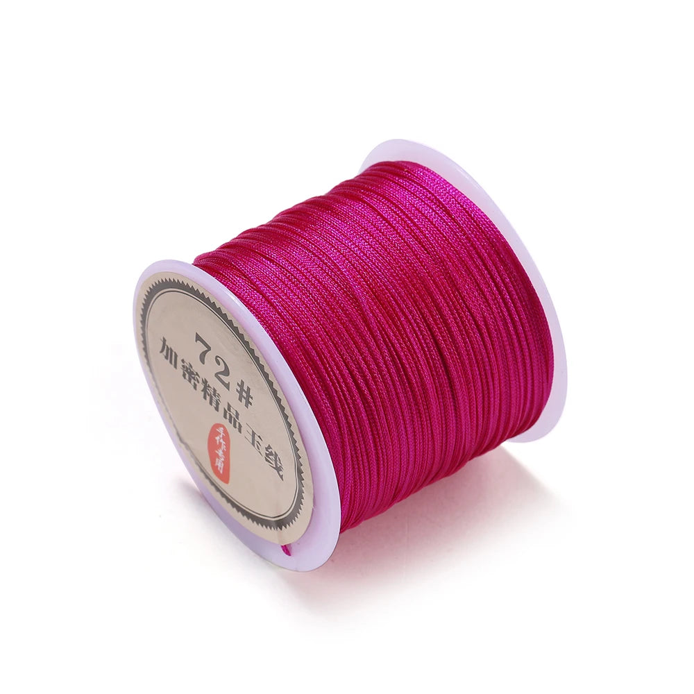 Beading Cord Nylon Chinese Knot Bracelet Braided String Tassel Craft Supplies