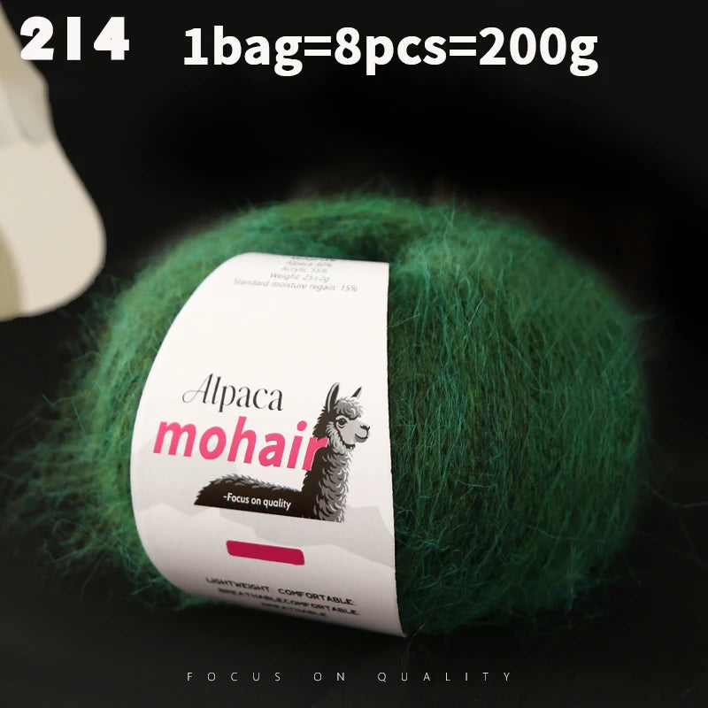 Yarn, Long-Pile Texture for Knitting Gloves, Hair Ties & Creative Crafts