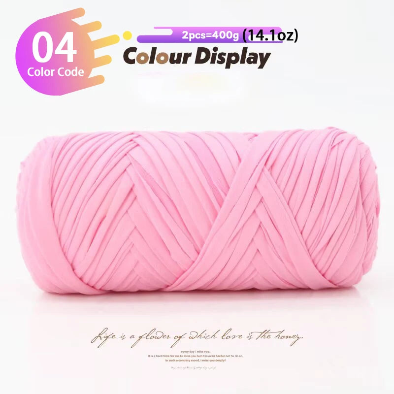 Yarn, Fabric Strip for Handmade Bags, Slippers, Hats & Storage Baskets