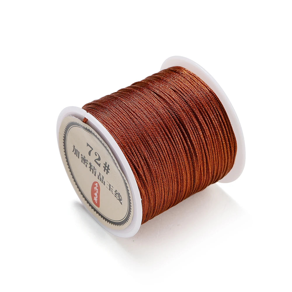 Beading Cord Nylon Chinese Knot Bracelet Braided String Tassel Craft Supplies