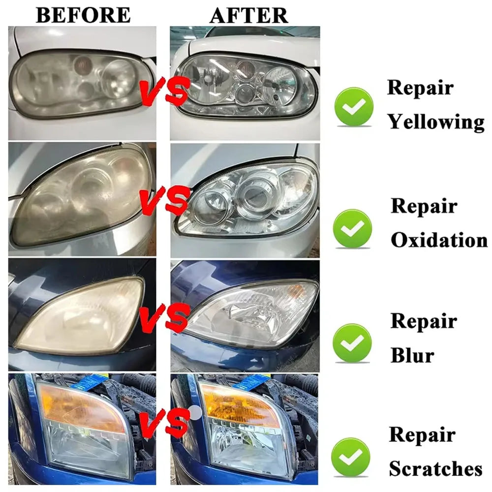 100ML Car Headlight Polishing Kit Premium Quality Replacement Accessory