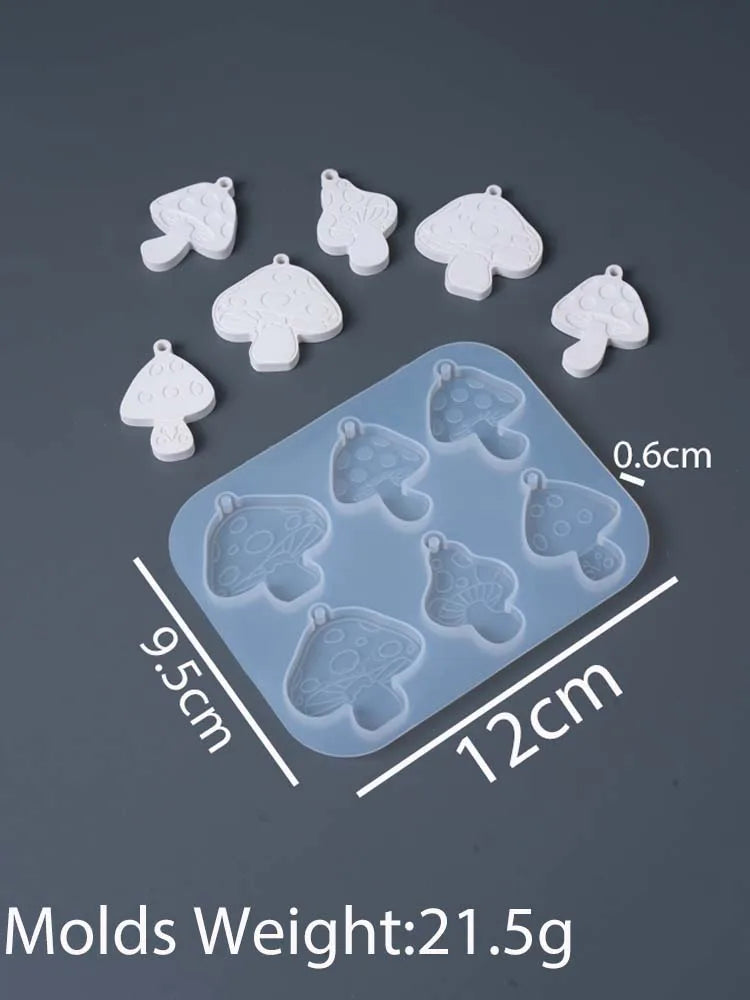 3D Silicone Mold — Rabbit, Mushroom or Egg, DIY Resin & Plaster Casting