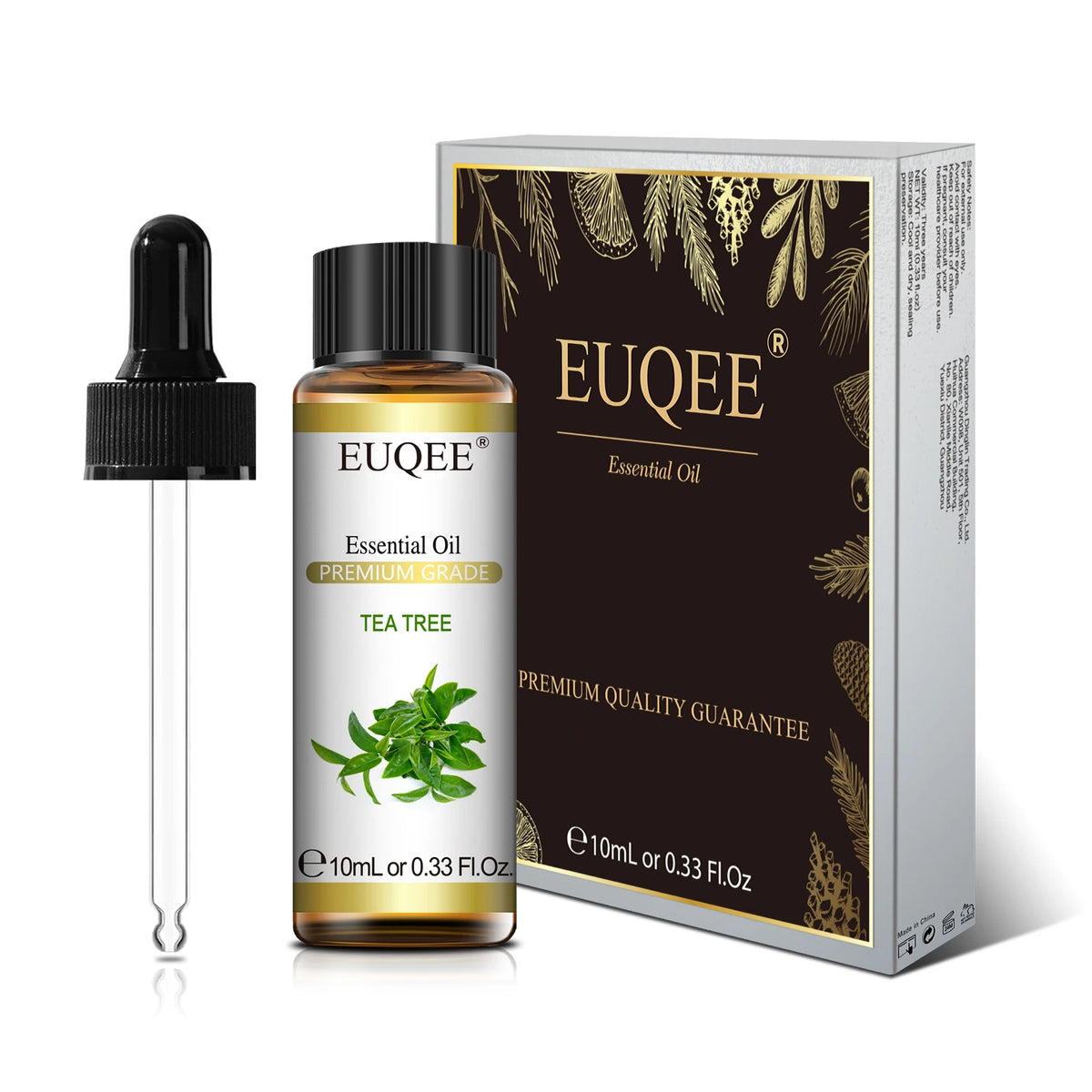 EUQEE Pure Essential Oil 10ml 31 Scents Dropper Diffuser Candle Soap Massage