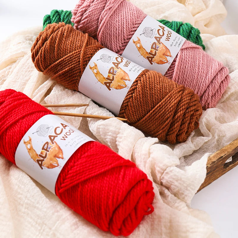 Yarn, Thick for Hand Knitting Coats, Sweaters, Gloves & Cozy Accessories