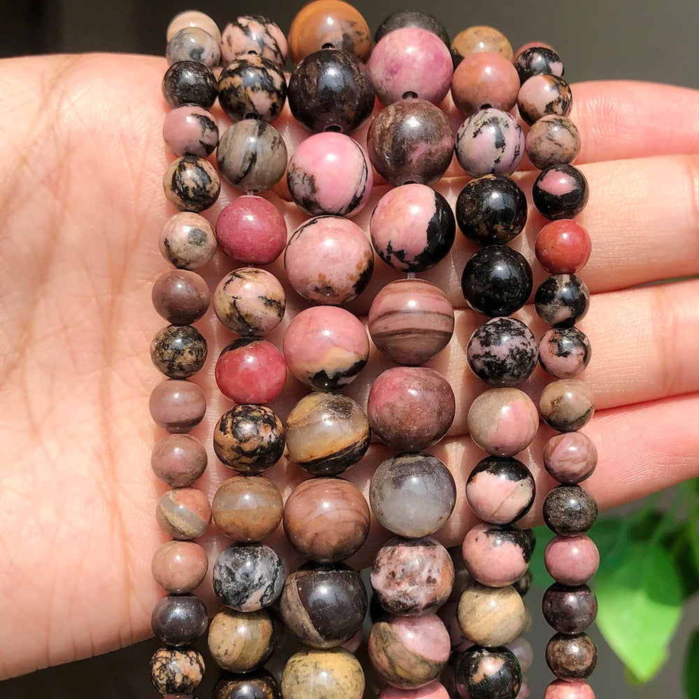 Stone Beads Tiger Eye Amethyst-Style Crystal Spacer Bracelets Necklace