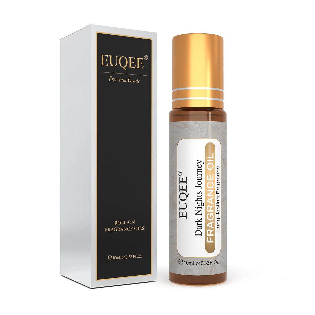 EUQEE Roll-On Perfume Oil 10ml 20 Scents Alcohol-Free Long-Lasting Fragrance