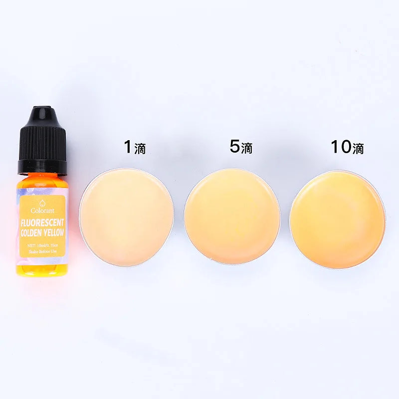 Candle & Soap Liquid Dye, 10ml — 24 Colors, Resin & Craft Pigment