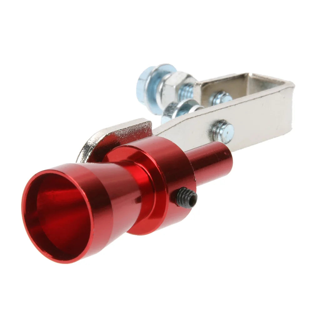 Universal Car Turbo Sound Whistle Exhaust Pipe Blue Tip | Aluminum Alloy