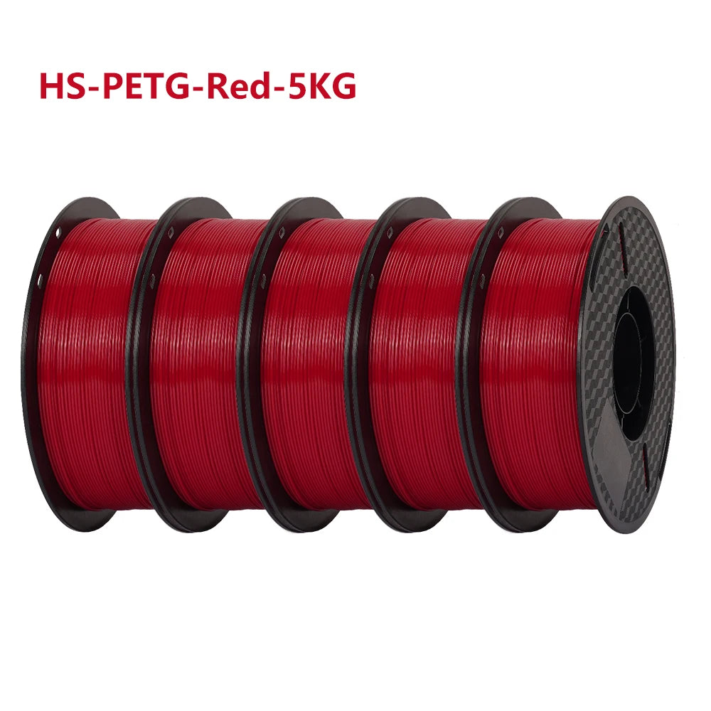 KINGROON 5/10KG Hyper PETG Filament, High Speed 3D Printer Filament,1kg/Spool (2.2lbs), 3D Printer Filament Good Toughness Non-Toxic