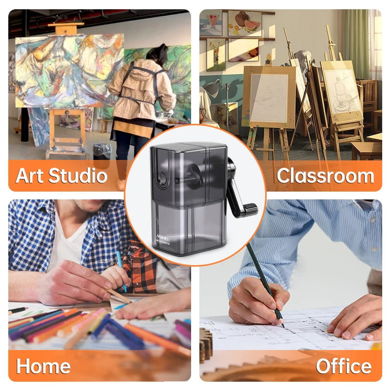 Pencil Sharpener, Marie's Manual — 5 Adjustable Hole Sizes, Artist & Student