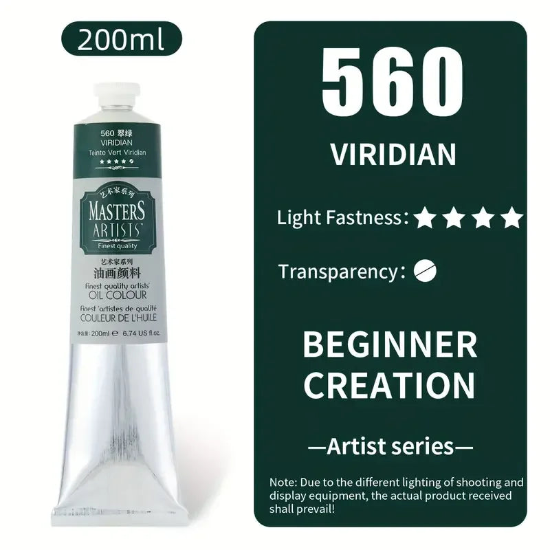 Marie's Oil Paint — 200ml Jumbo Tube, 14 Colors Available