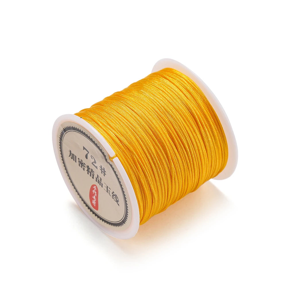 Beading Cord Nylon Chinese Knot Bracelet Braided String Tassel Craft Supplies